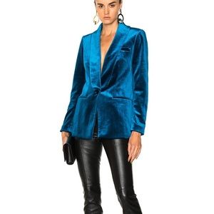 Self Portrait velvet blazer